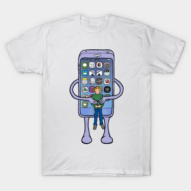 Cellular vs. Human T-Shirt by matan kohn